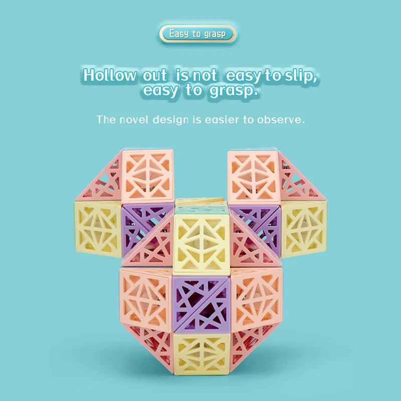 Snake Cube Set - Bygg, snu og utforsk - Byggeklosser