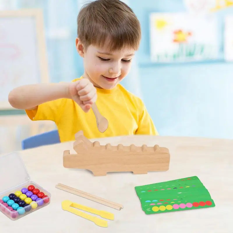 Crocodile Colour Game - Fargeleggingsspill - Utvikler ferdigheter