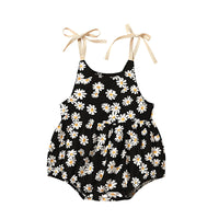 Thumbnail for Mini Fashion - Blomstrete babyromper - sommerdrakt til baby