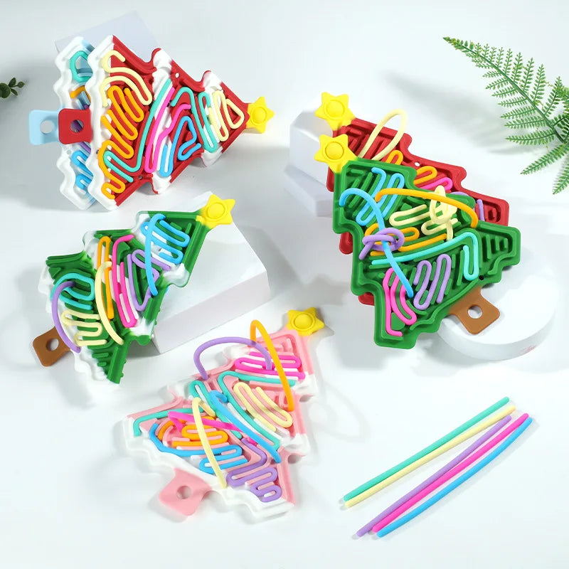Xmas Tree Fidget Toy - Kompakt og morsom - Fidget juletre