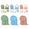 Dino Tablewear Set - 7-delers sett - Barneservise i silikon
