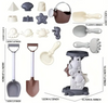 Beach Set - Oppmuntre til kreativitet og ferdigheter - Beach Fun-sett for barn