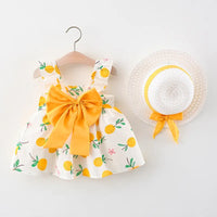 Thumbnail for Mini Fashion – Søt og sommerlig – Fruktkjole (inkluderer GRATIS stråhatt)