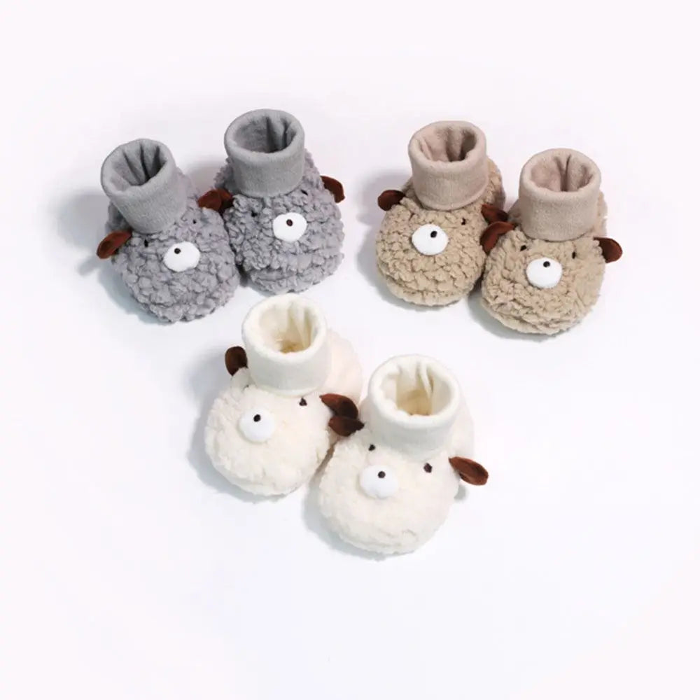 Mini Fashion - Søte bjørnemotiv - Babysko
