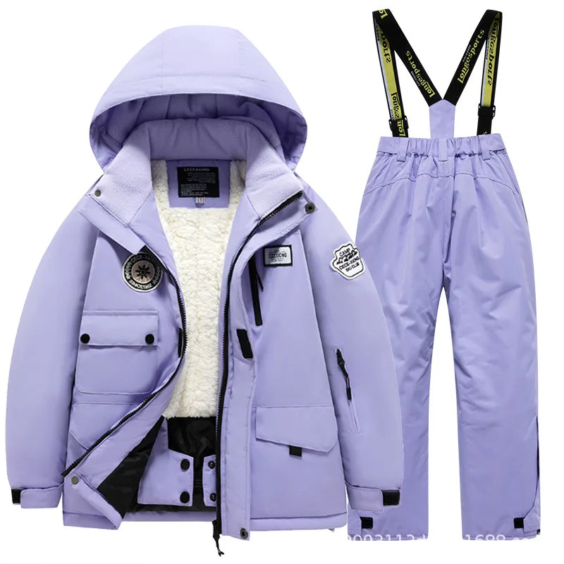 GlacierFit – Pustende og beskyttende vanntett – Skidress med fleecefôr