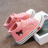 Mini fashion - Pustende - Høye sneakers for barn