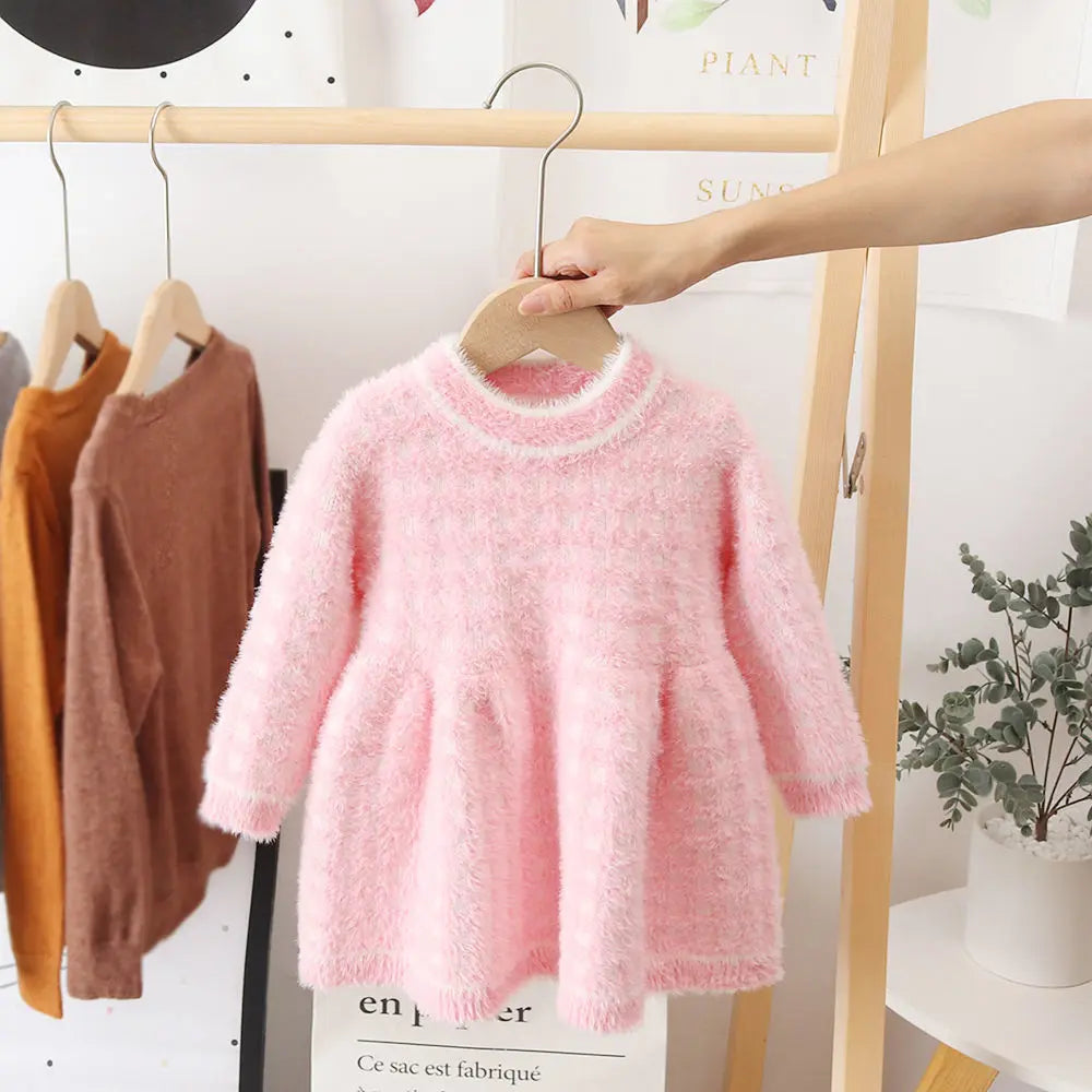 Mini Fashion - Fin og varm - Fleecekjole