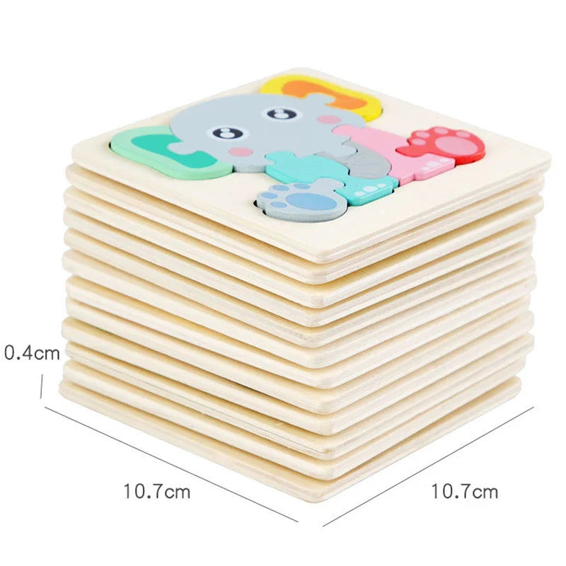 3D Wooden Puzzle - Puslespill - Fremmer utvikling
