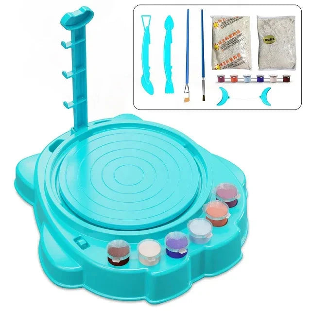 Kids Pottery Set - Leirekunst - Keramikk-sett for barn