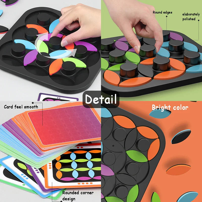 Rotating Logic - Utfordrende puslespill - Tangram brettspill