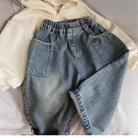 Thumbnail for Mini Fashion - Jeans med rette ben - komfort og mote hånd i hånd