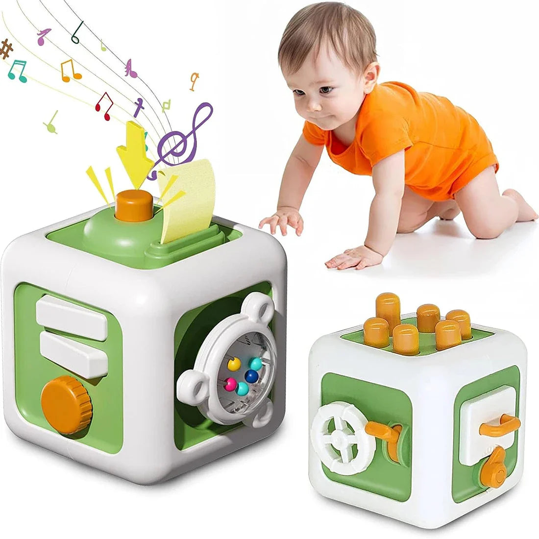 Cube Senses Toy - Lærerikt og morsomt - Kubus Zintuigen Speelgoed