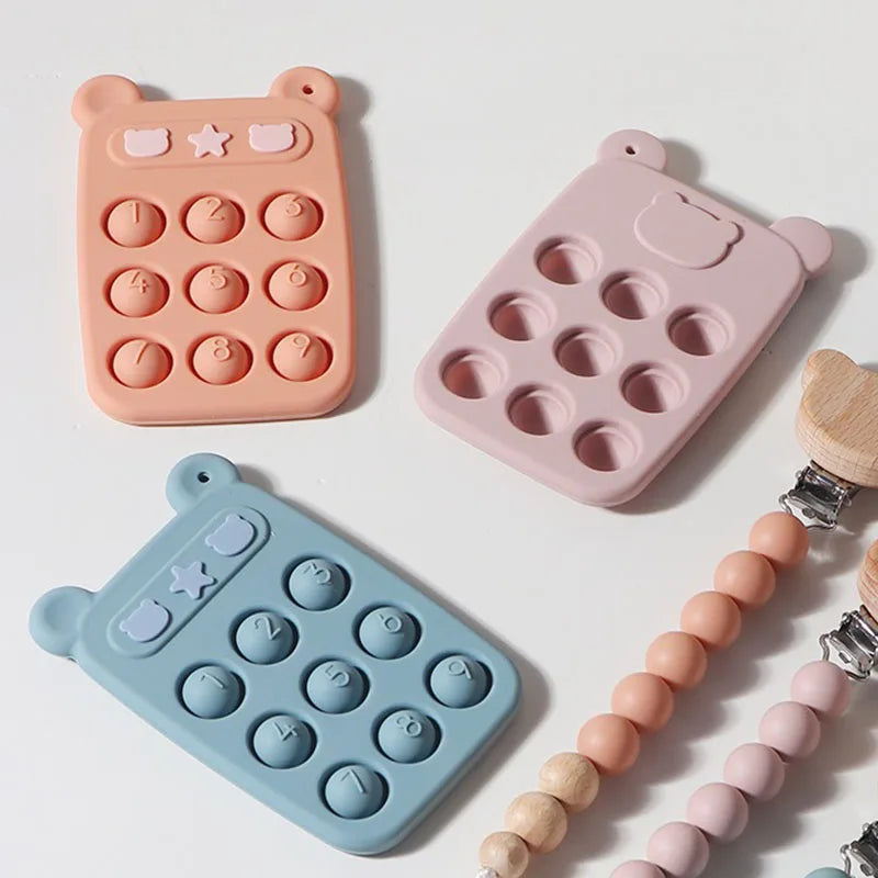 Fidget Toy - Bidering og leke i ett - Fidget-telefon i silikon