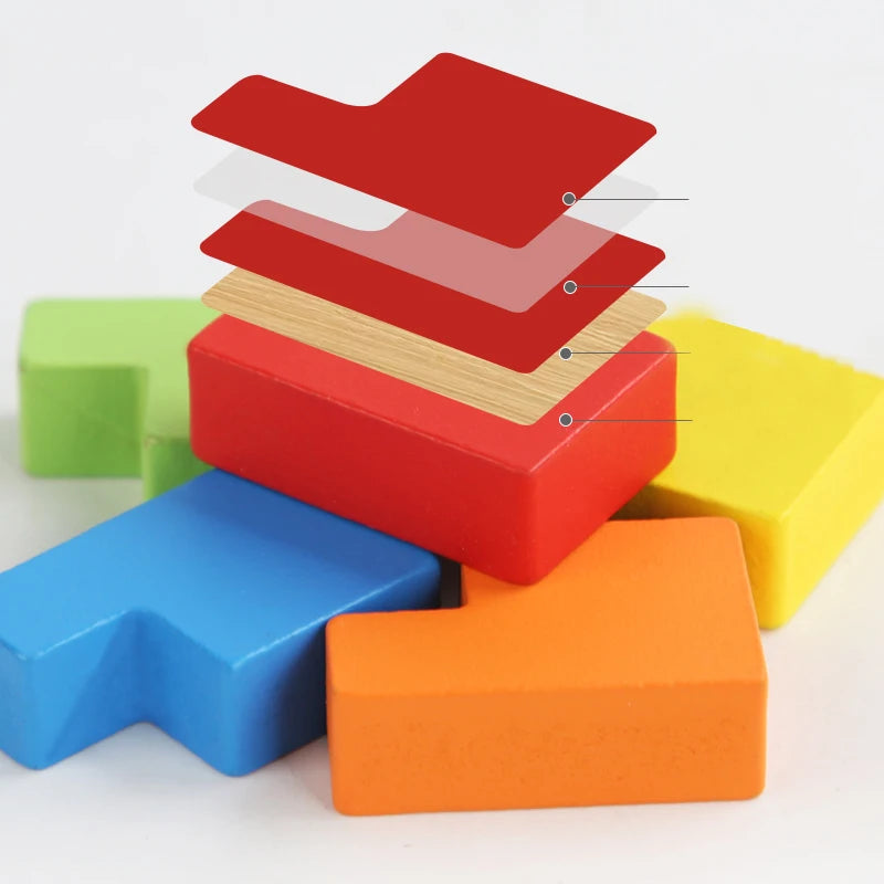 Woods - Tren hjernen - 3D Tetris puslespill