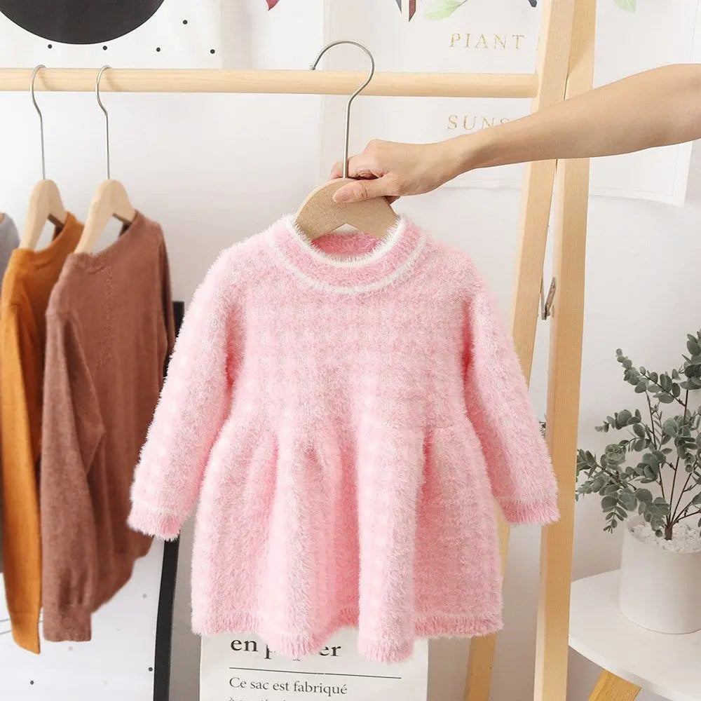 Mini Fashion - Fin og varm - Fleecekjole
