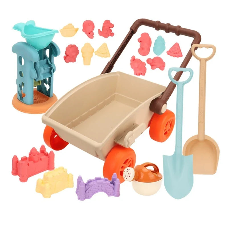 Beach Cart Set – Sommerlig sandmoro – Strandspillsett