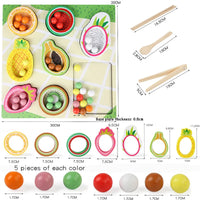 Thumbnail for Toddler Clips - Frukt- og formmatch - Sorteringsspill