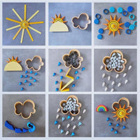 Thumbnail for Rainbow Blocks™ – Kreativ fargeleggingsmoro – Fargeleggingsspill i tre