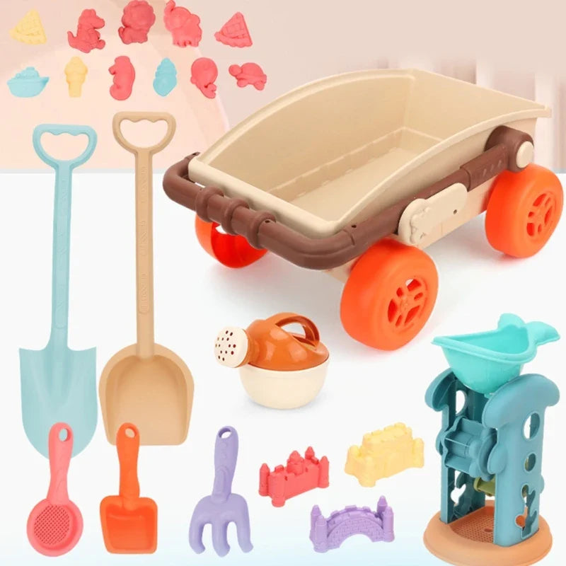 Beach Cart Set – Sommerlig sandmoro – Strandspillsett