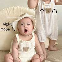 Thumbnail for Mini Fashion - Kjølig og komfortabel - Hagebukse for baby med lue