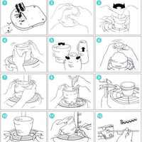 Thumbnail for Kids Pottery Set - Leirekunst - Keramikk-sett for barn