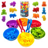 Rainbow Teddy Bears Toys™ - Pedagogisk og kreativt - Regnbue- og tellebjørner