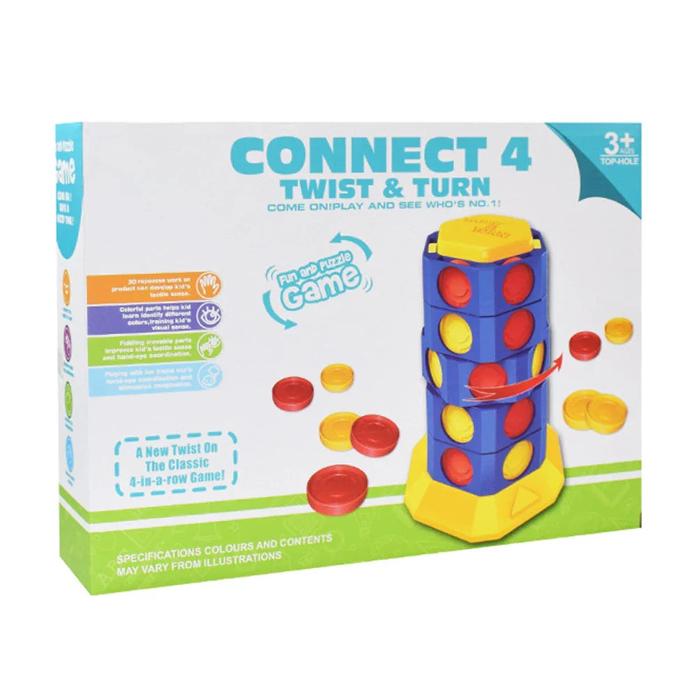 3D Connect 4 - 3D Twist - fire på rad