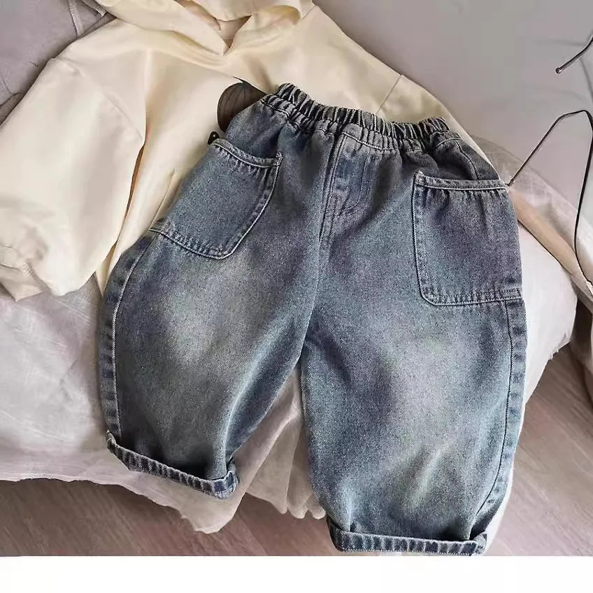 Mini Fashion - Jeans med rette ben - komfort og mote hånd i hånd