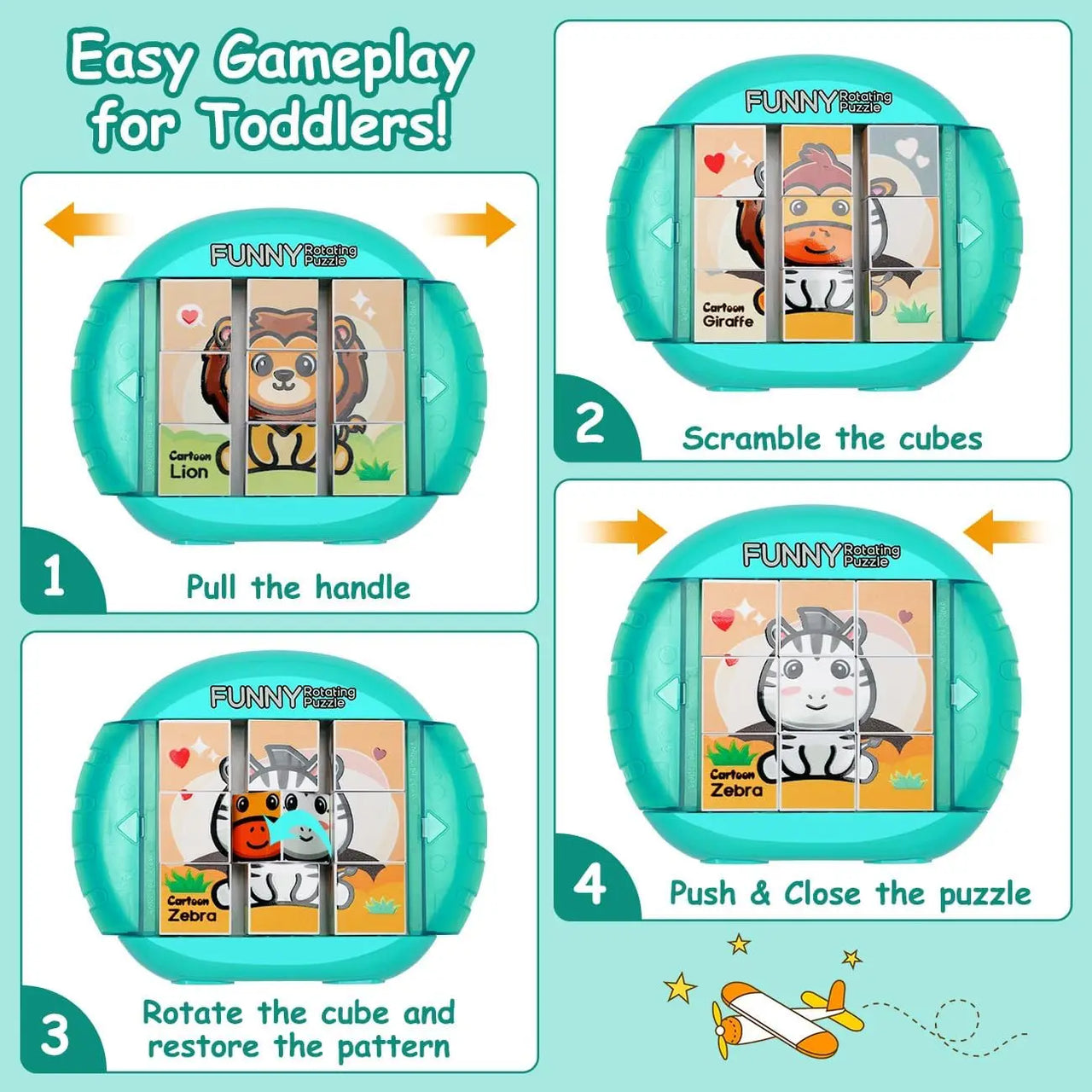 Twisty Puzzle - Puslespillmoro - Kubepuslespill