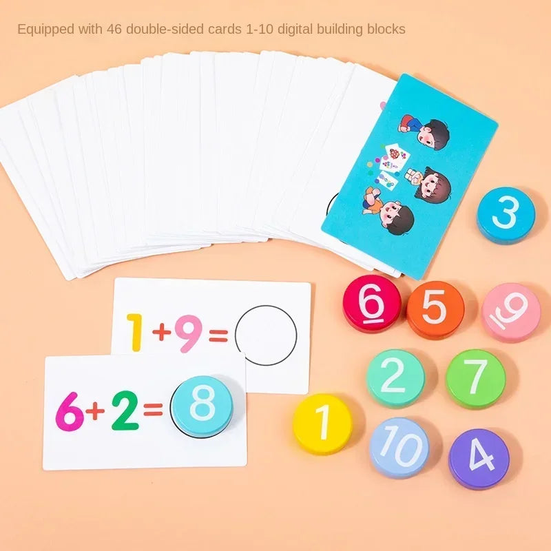 Math Tokens - Telle og Regne - Mattekort til barn