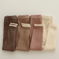 Thumbnail for Mini Fashion - Myk og komfortabel - Leggings i ribbestrikk