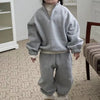 Mini Fashion - Fleece joggedress med glidelås
