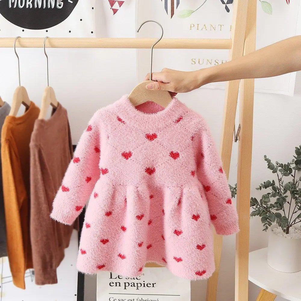 Mini Fashion - Fin og varm - Fleecekjole