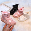 Mini Fashion - Vanntett design - Vinterstøvletter med trykk