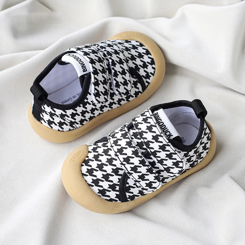 Mini Fashion - Pustende materiale - Sko med trykk