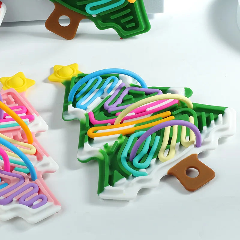 Xmas Tree Fidget Toy - Kompakt og morsom - Fidget juletre