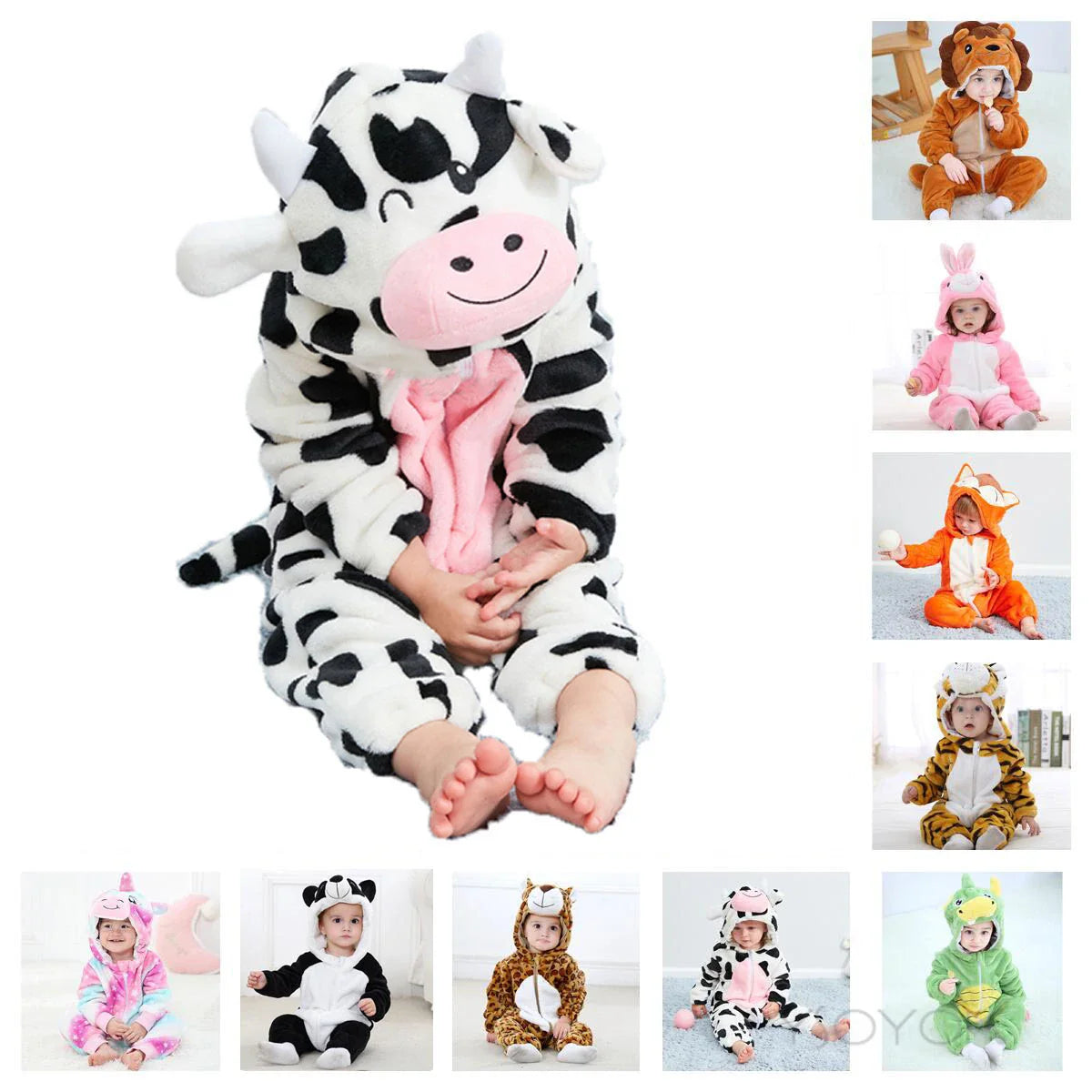 Mini Fashion – Dyrenes drømmeland – Onesie med dyr for barn