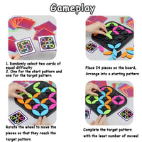 Thumbnail for Rotating Logic - Utfordrende puslespill - Tangram brettspill