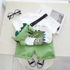Mini Fashion - Dinosaurtrykk - Kult sommersett for gutter