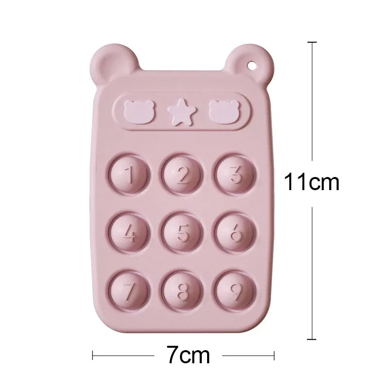 Fidget Toy - Bidering og leke i ett - Fidget-telefon i silikon