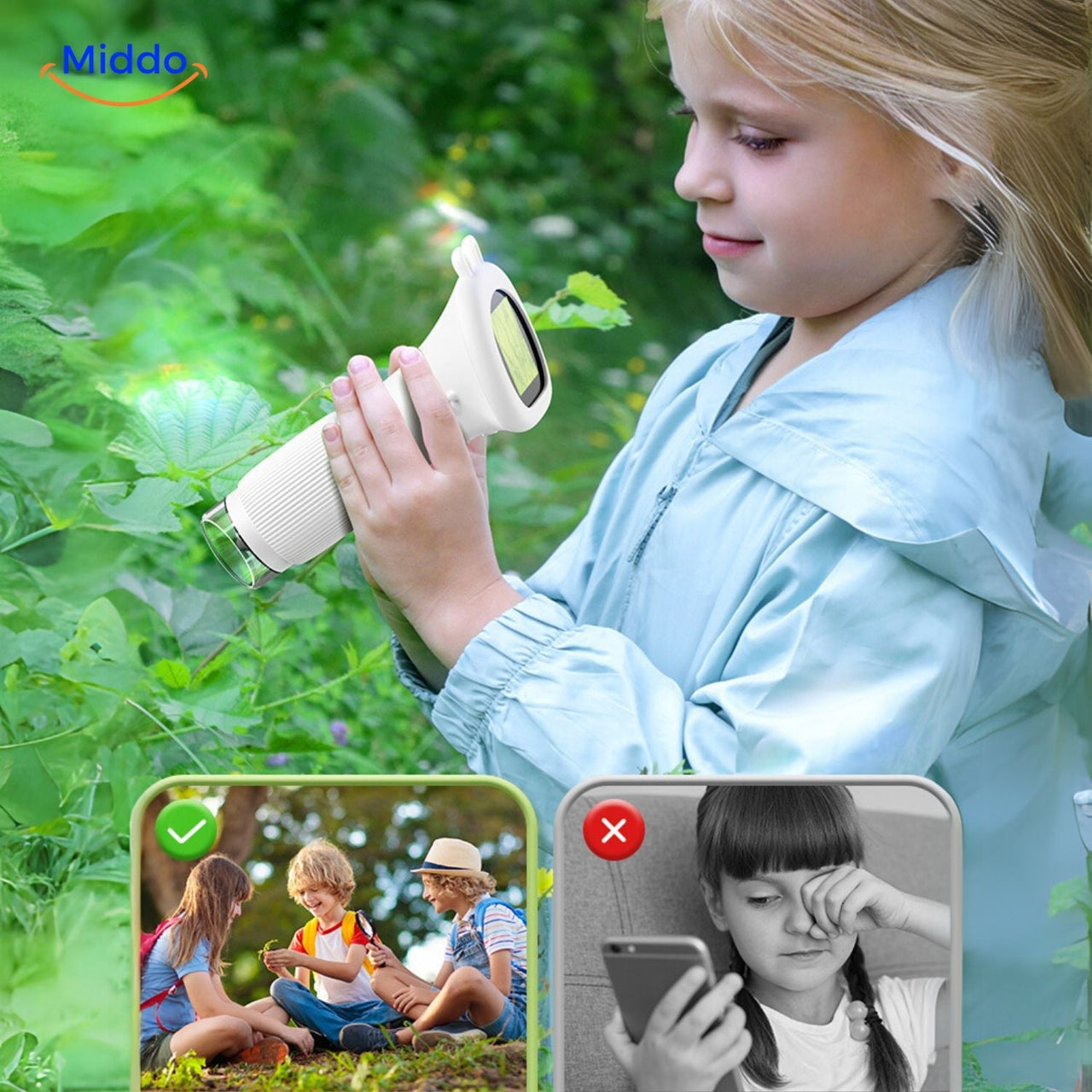 Kids Microscope – Vitenskapelig oppdagelse – Bærbart mikroskop