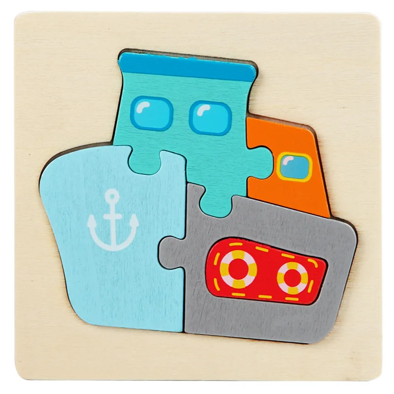 3D Wooden Puzzle - Puslespill - Fremmer utvikling