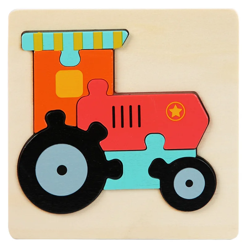 3D Wooden Puzzle - Puslespill - Fremmer utvikling
