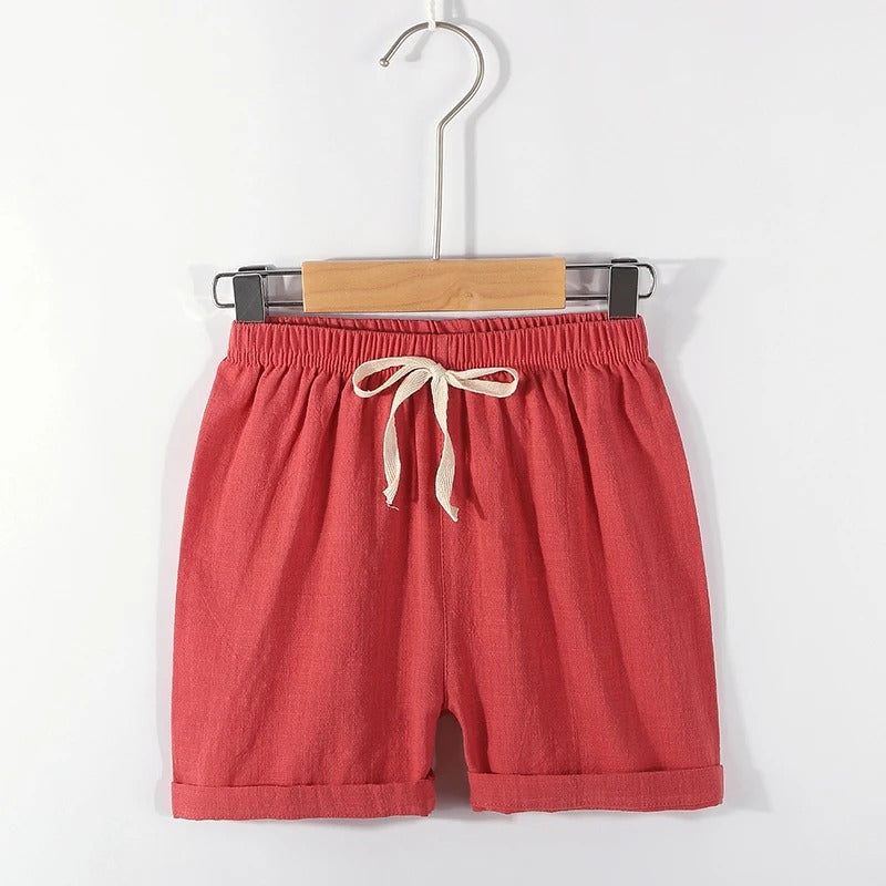 Mini Fashion - Hurtigtørkende materialer - Short i bomull og lin