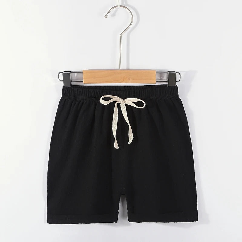 Mini Fashion - Hurtigtørkende materialer - Short i bomull og lin
