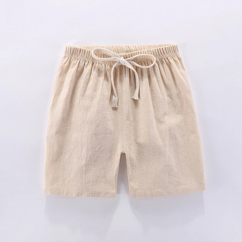 Mini Fashion - Hurtigtørkende materialer - Short i bomull og lin