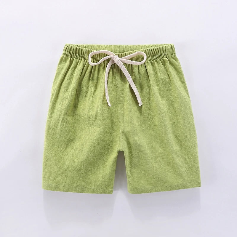 Mini Fashion - Hurtigtørkende materialer - Short i bomull og lin