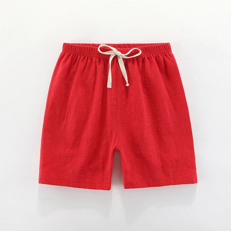 Mini Fashion - Hurtigtørkende materialer - Short i bomull og lin