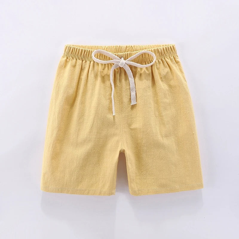 Mini Fashion - Hurtigtørkende materialer - Short i bomull og lin