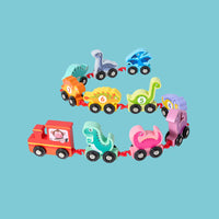 Thumbnail for Tiny Express – Fargelegging og forming - Togleker i tre